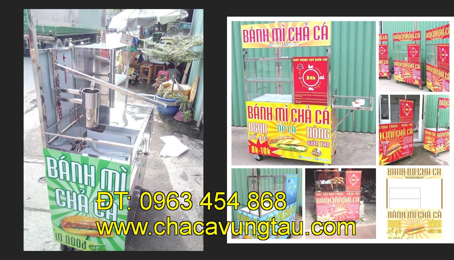 Bán xe bánh mì chả cá tại tỉnh An Giang