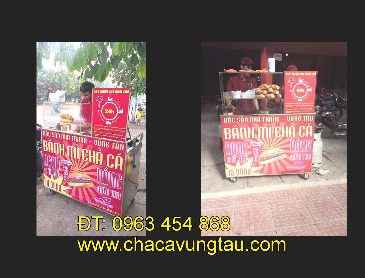 Bán xe bánh mì chả cá tại tỉnh Cần Thơ