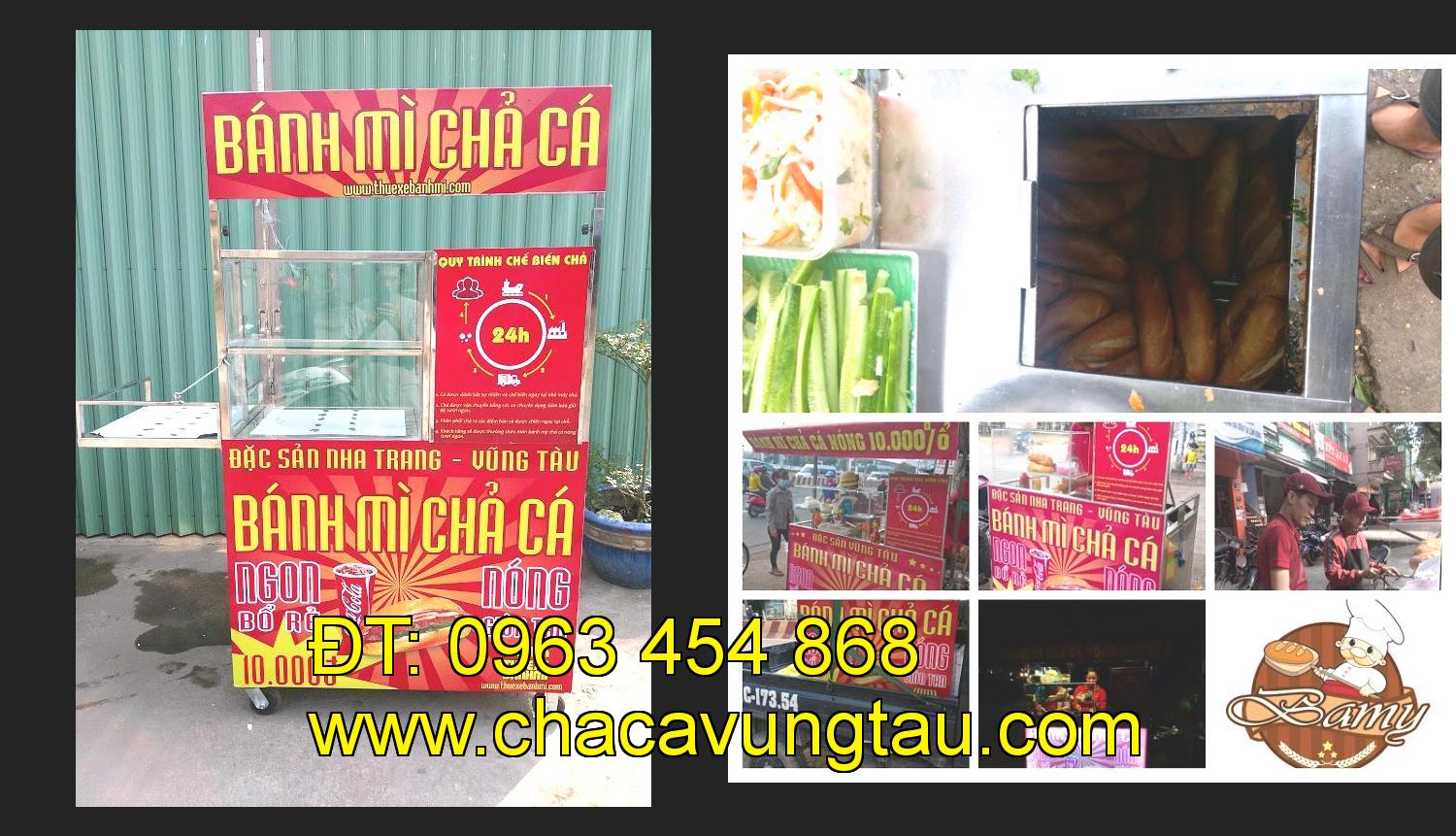Bán xe bánh mì chả cá tại tỉnh Lâm Đồng