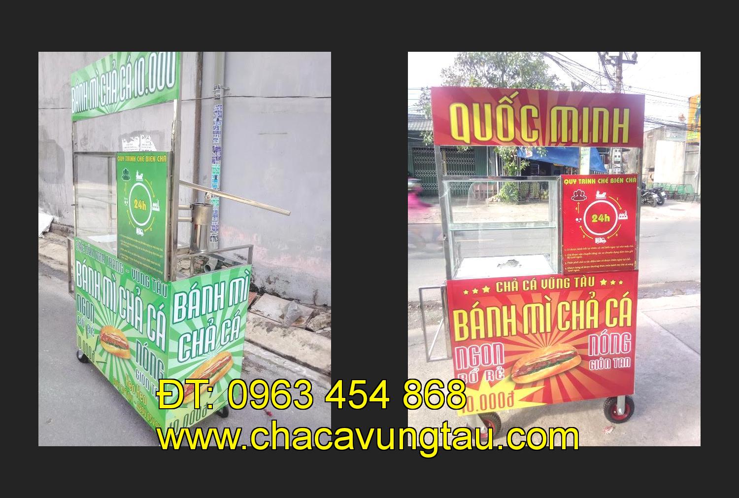 Bán xe bánh mì chả cá tại tỉnh Nghệ An