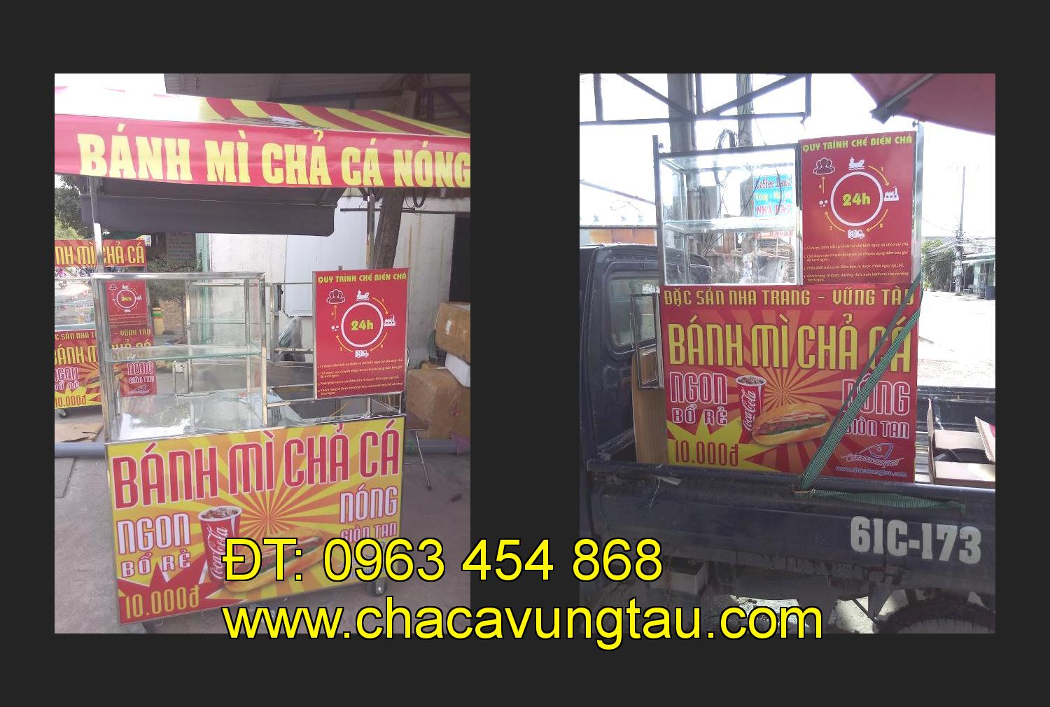 Bán xe bánh mì chả cá tại tỉnh Ninh Bình