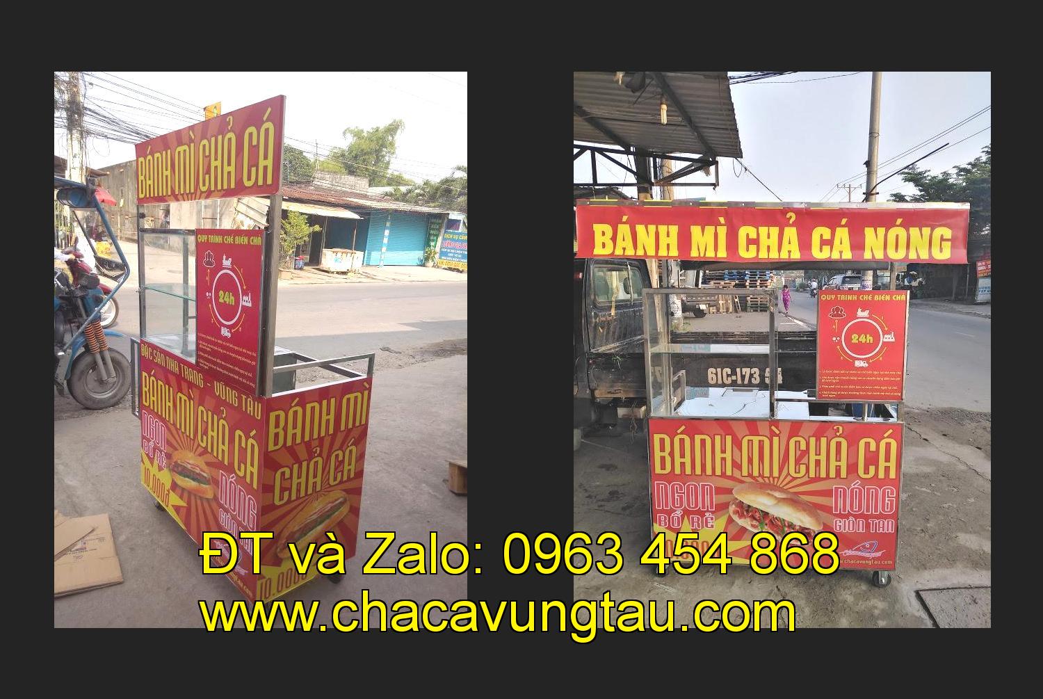 Bán xe bánh mì chả cá tại tỉnh Quảng Nam