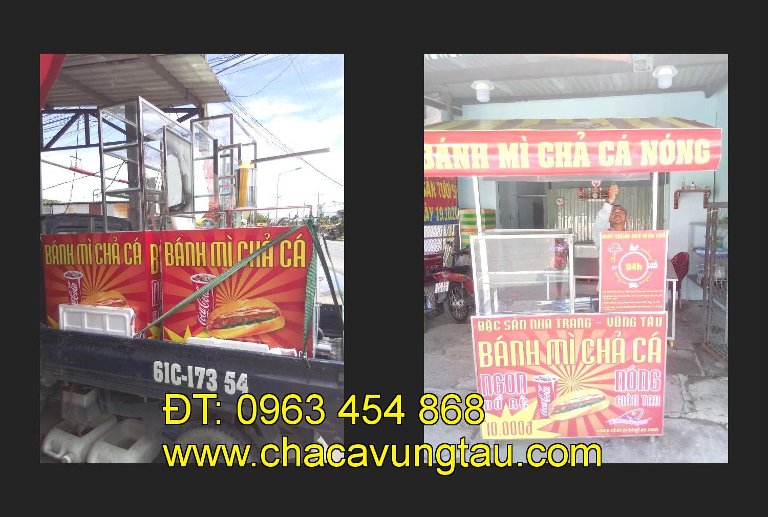 Bán xe bánh mì chả cá tại tỉnh Quảng Ngãi