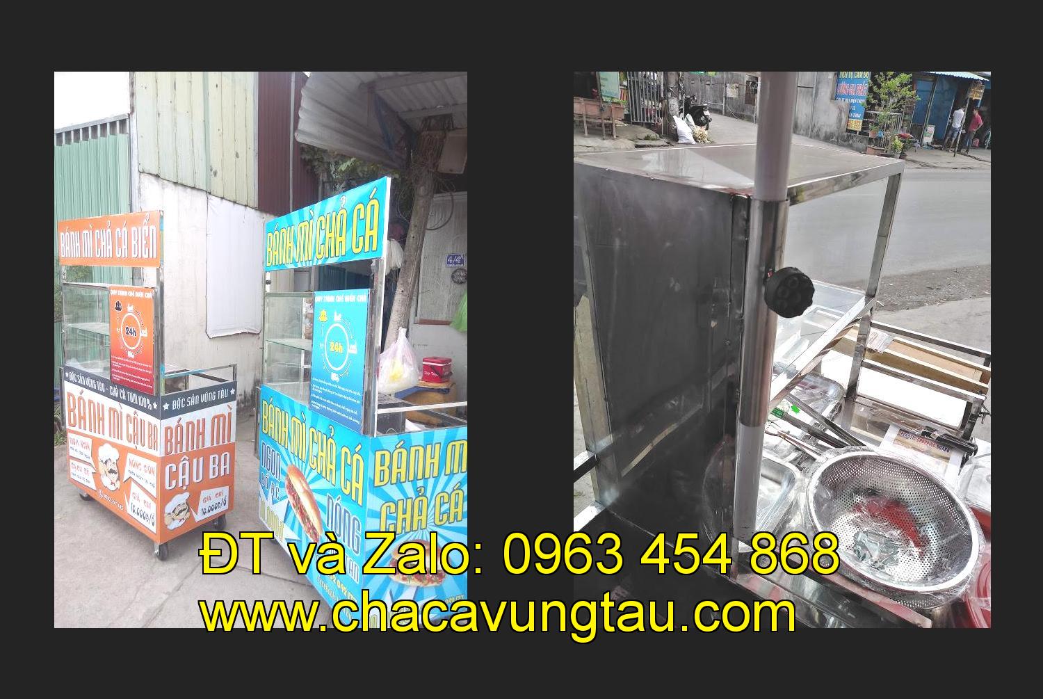 Bán xe bánh mì chả cá tại tỉnh Quảng Ninh