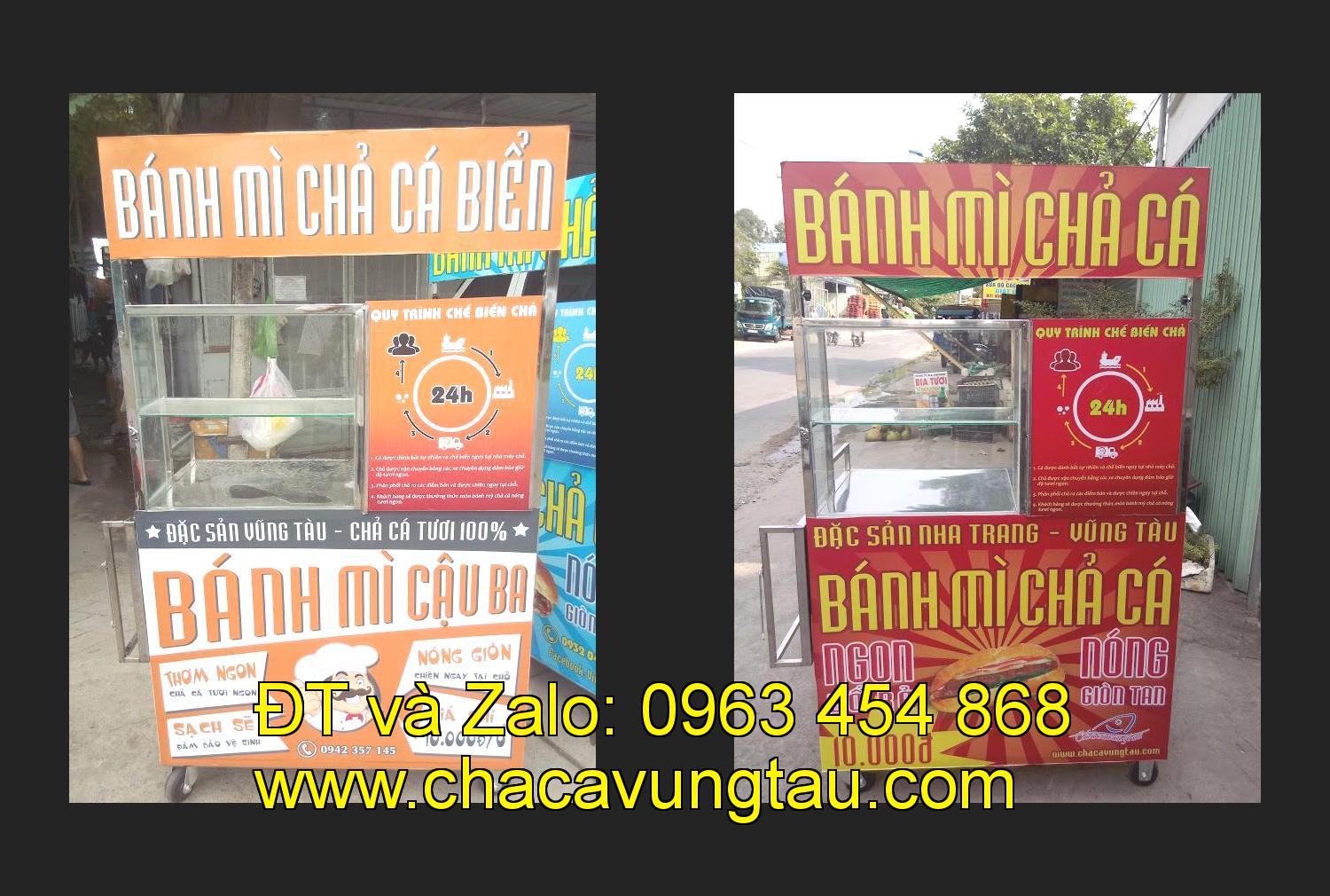 Bán xe bánh mì chả cá tại tỉnh Yên Bái