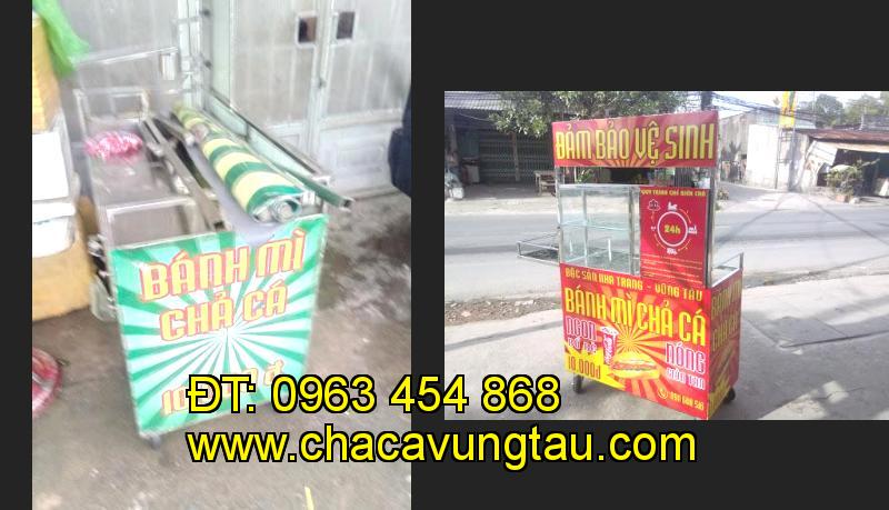 xe bánh mì chả cá inox tại tỉnh Lâm Đồng
