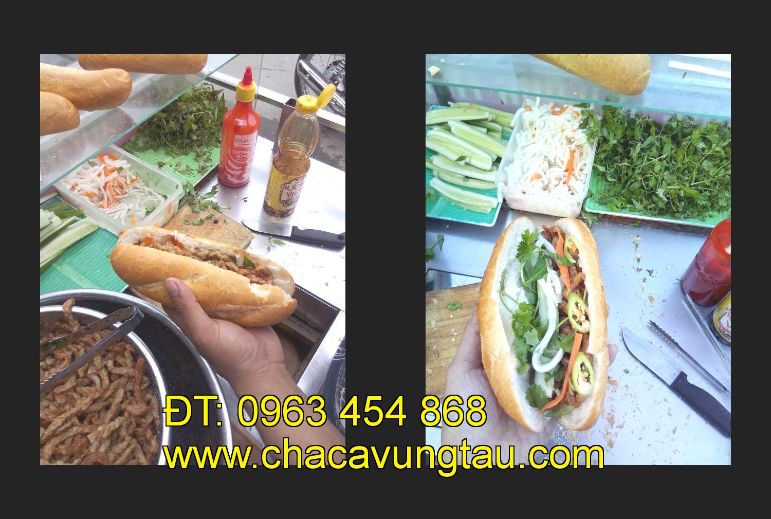 chả cá bán bánh mì tại tỉnh Thái Bình