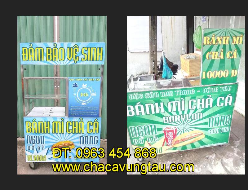 Bán xe bánh mì chả cá tại tỉnh Bạc Liêu