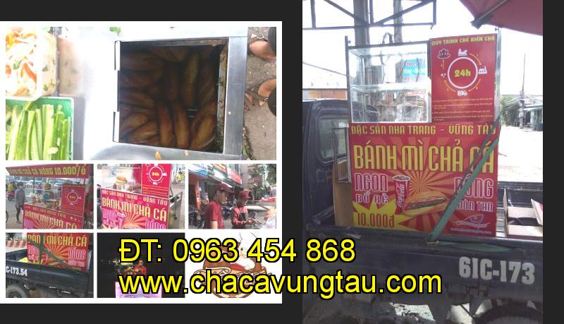 xe bánh mì chả cá giá rẻ tại tỉnh Vĩnh Long