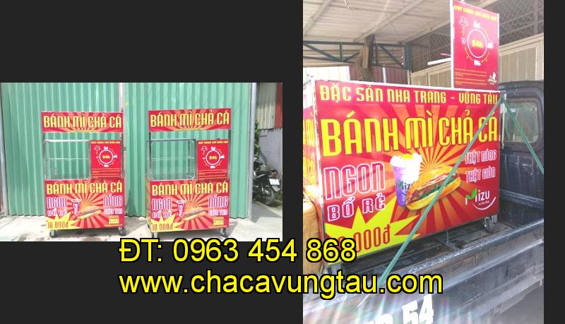 xe bánh mì chả cá giá rẻ tại tỉnh Bình Phước