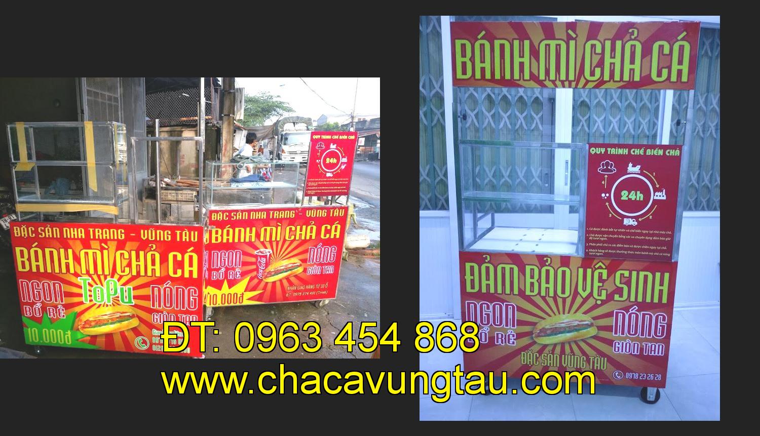 xe bánh mì chả cá giá rẻ tại tỉnh Bình Phước