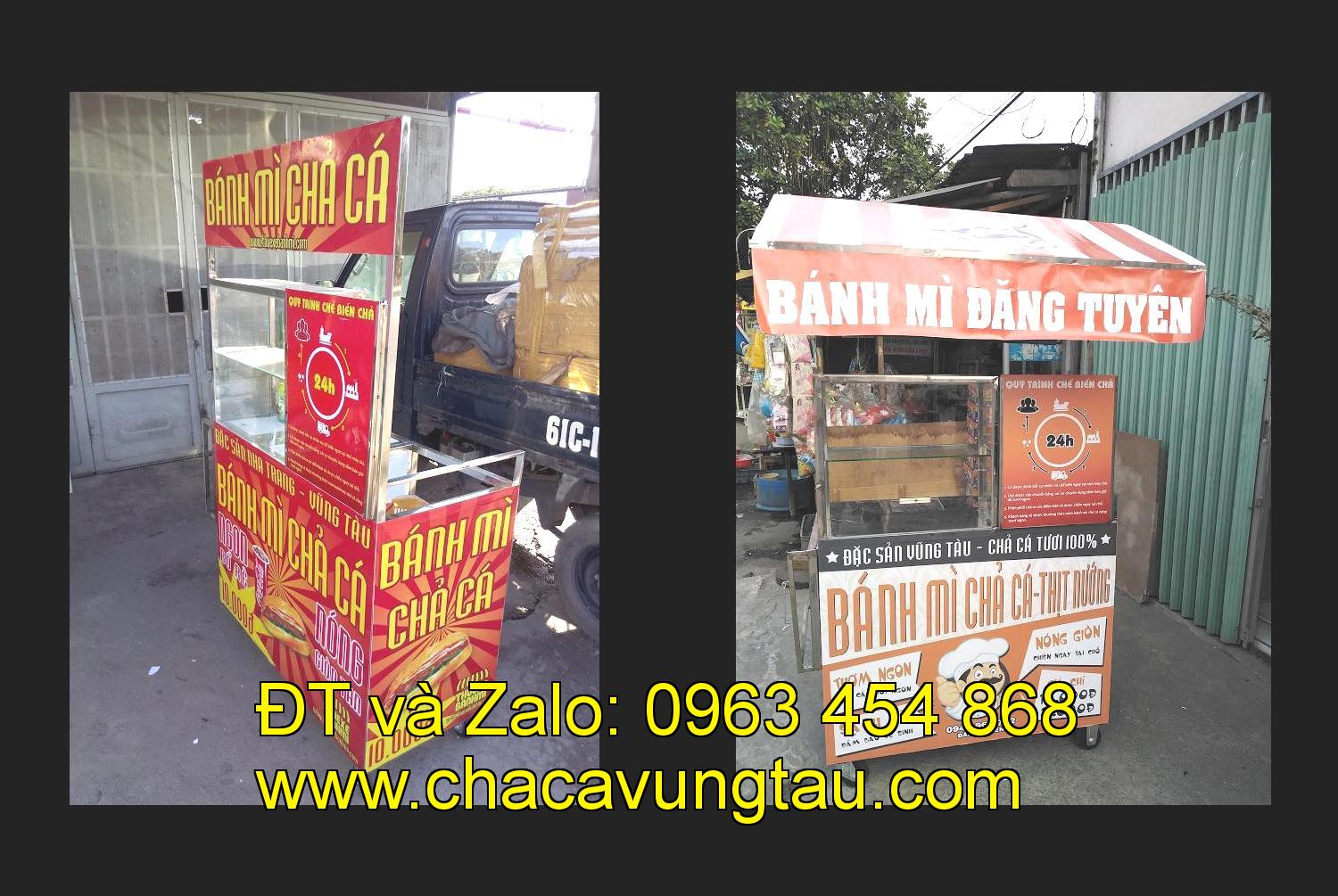 xe bánh mì chả cá giá rẻ tại tỉnh Quảng Bình