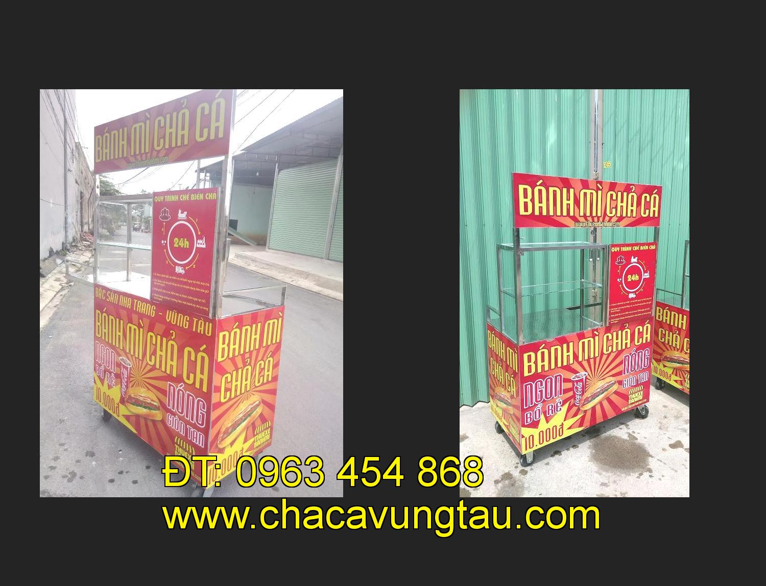 xe bánh mì chả cá giá rẻ tại tỉnh Trà Vinh