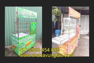 Tìm mua xe bánh mì chả cá nóng inox ở tỉnh Đắk Lắk