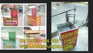 Cần tìm xe bánh mì cá chả inox ở tỉnh Đồng Tháp