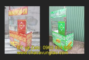 Mua xe bán bánh mì chả cá inox ở tỉnh Tiền Giang