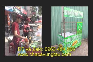 Mua xe bánh mì chả cá nóng giá rẻ tại tinh Kiên Giang